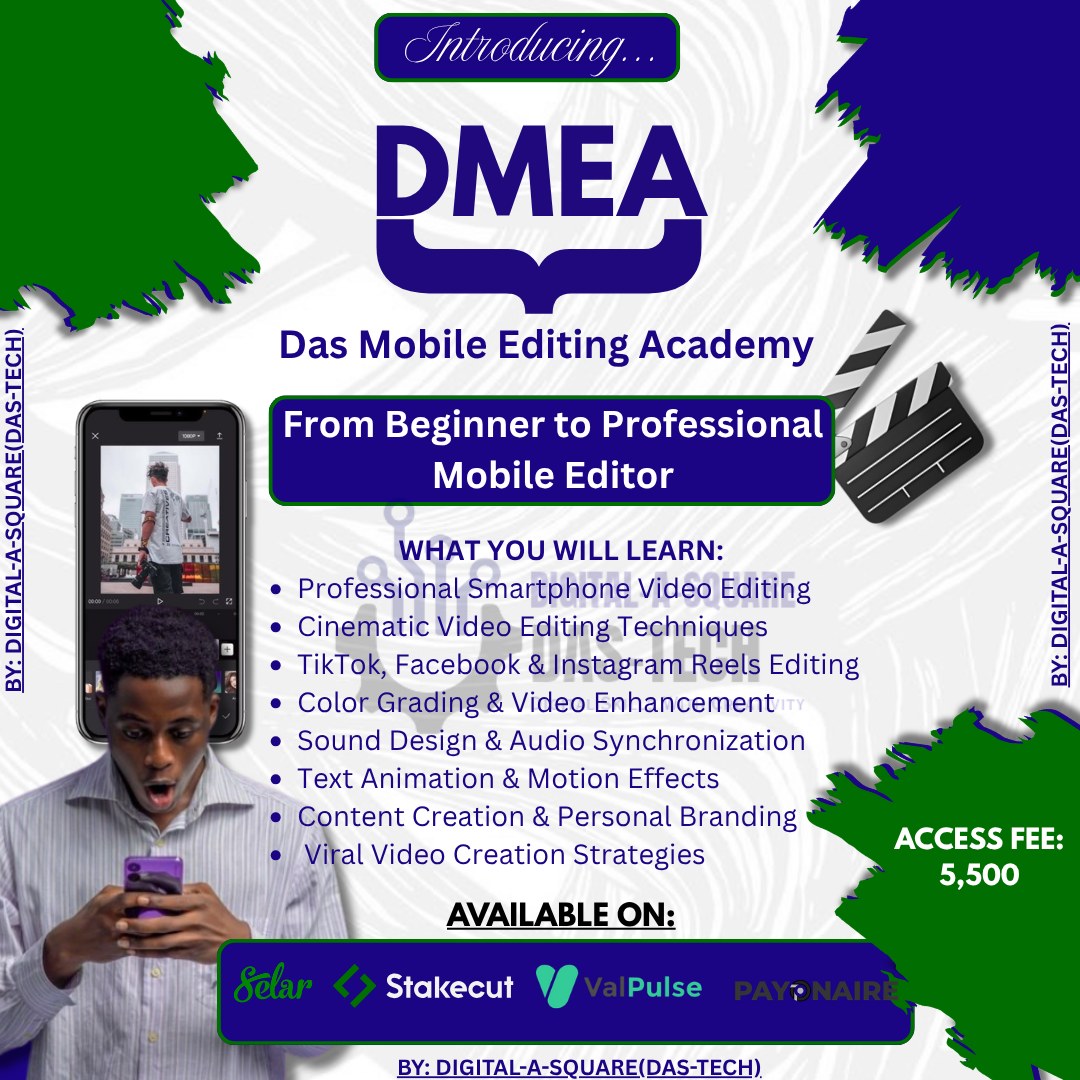 DAS MOBILE  EDITING ACADEMY (DMEA)